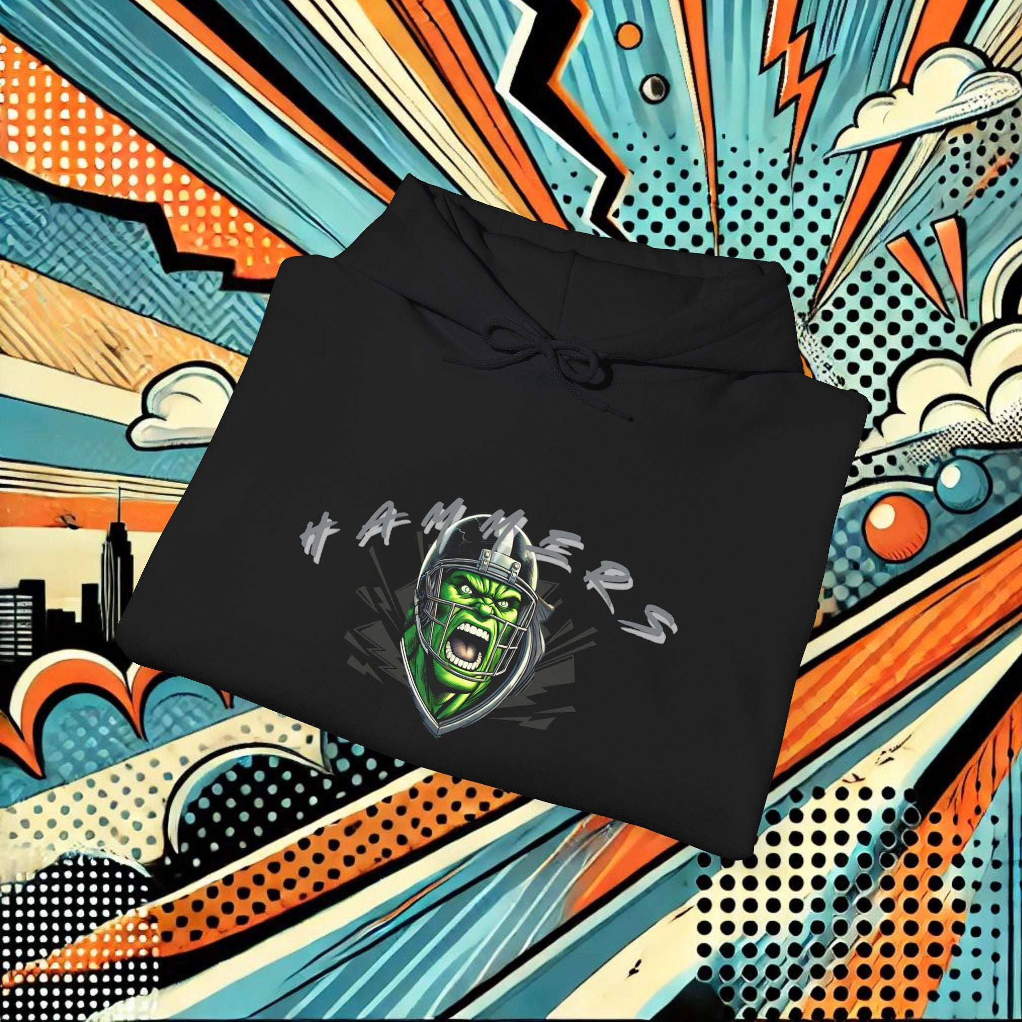 Hammers Screaming Hulk Hoodie