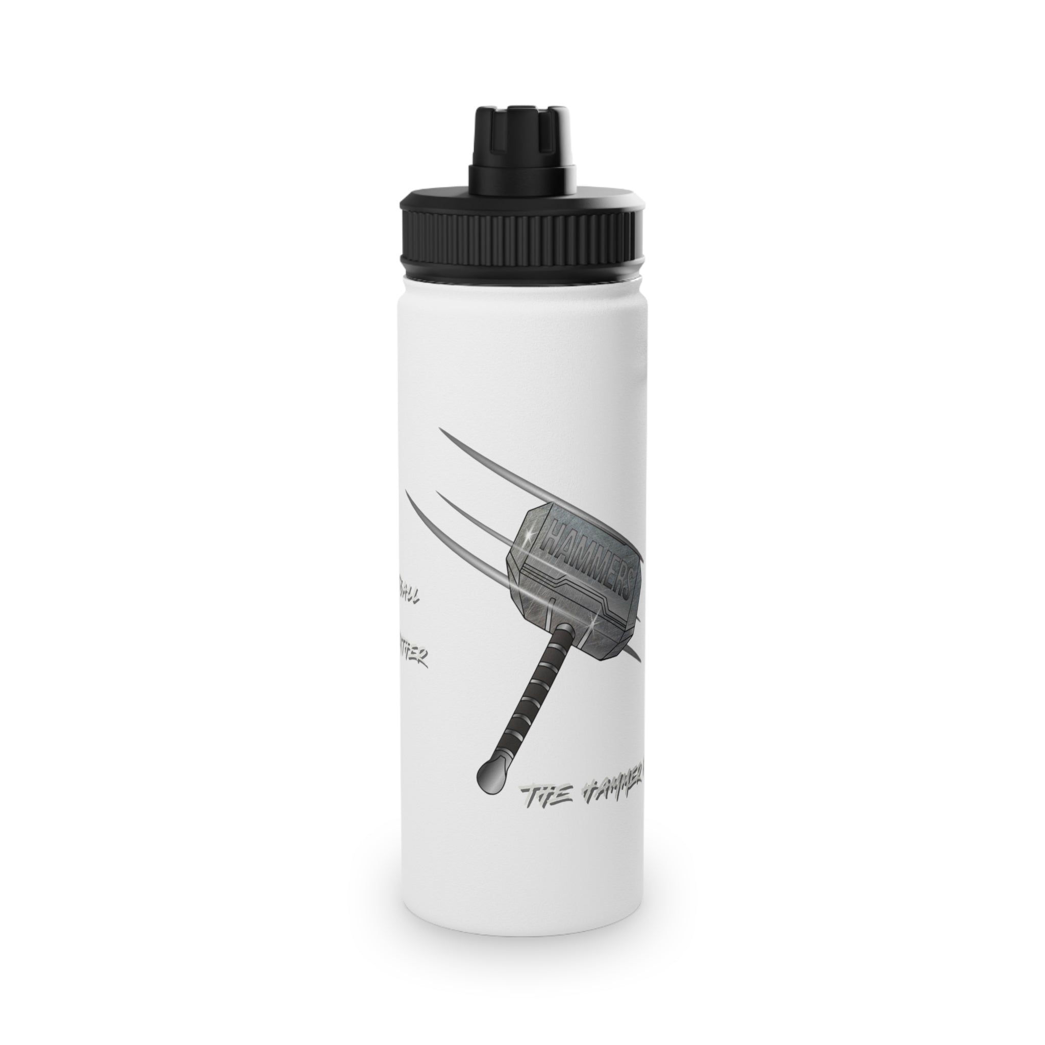 Hammers Stainless Steel Water Bottle, Sports Lid