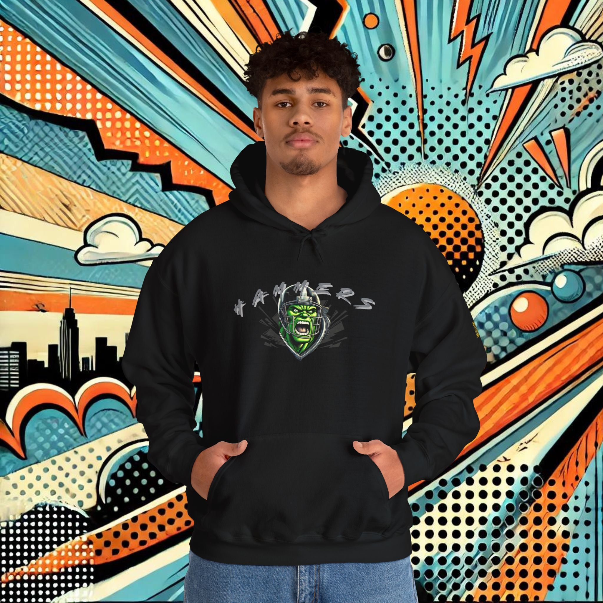 Hammers Screaming Hulk Hoodie
