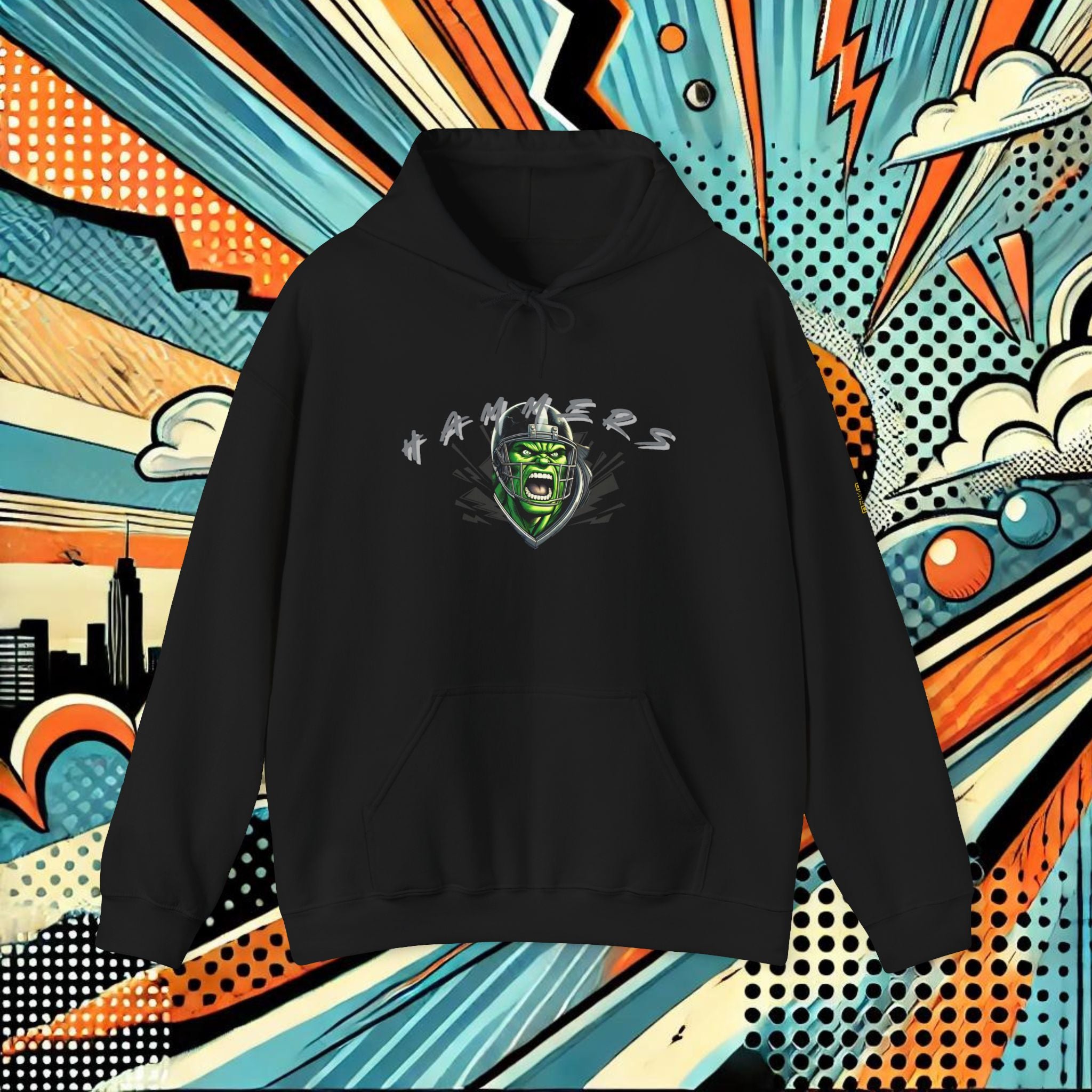 Hammers Screaming Hulk Hoodie