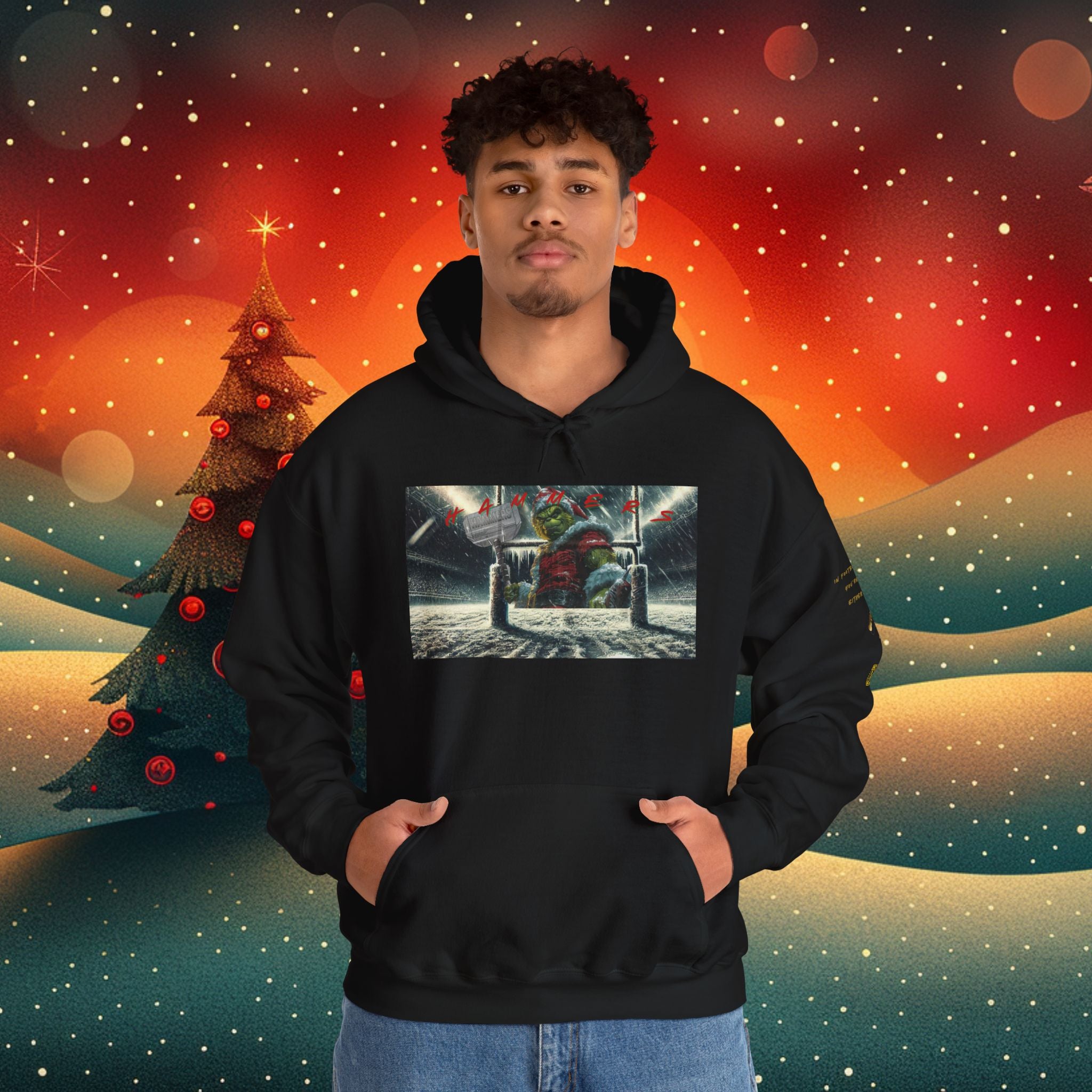 Hammers Grinch Hoodie #3