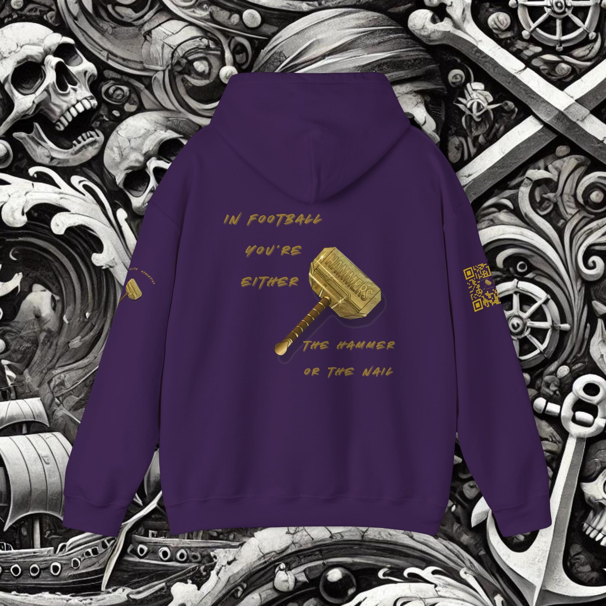 Jabarii Pharms #33 Hammers Custom Collabs Hoodie