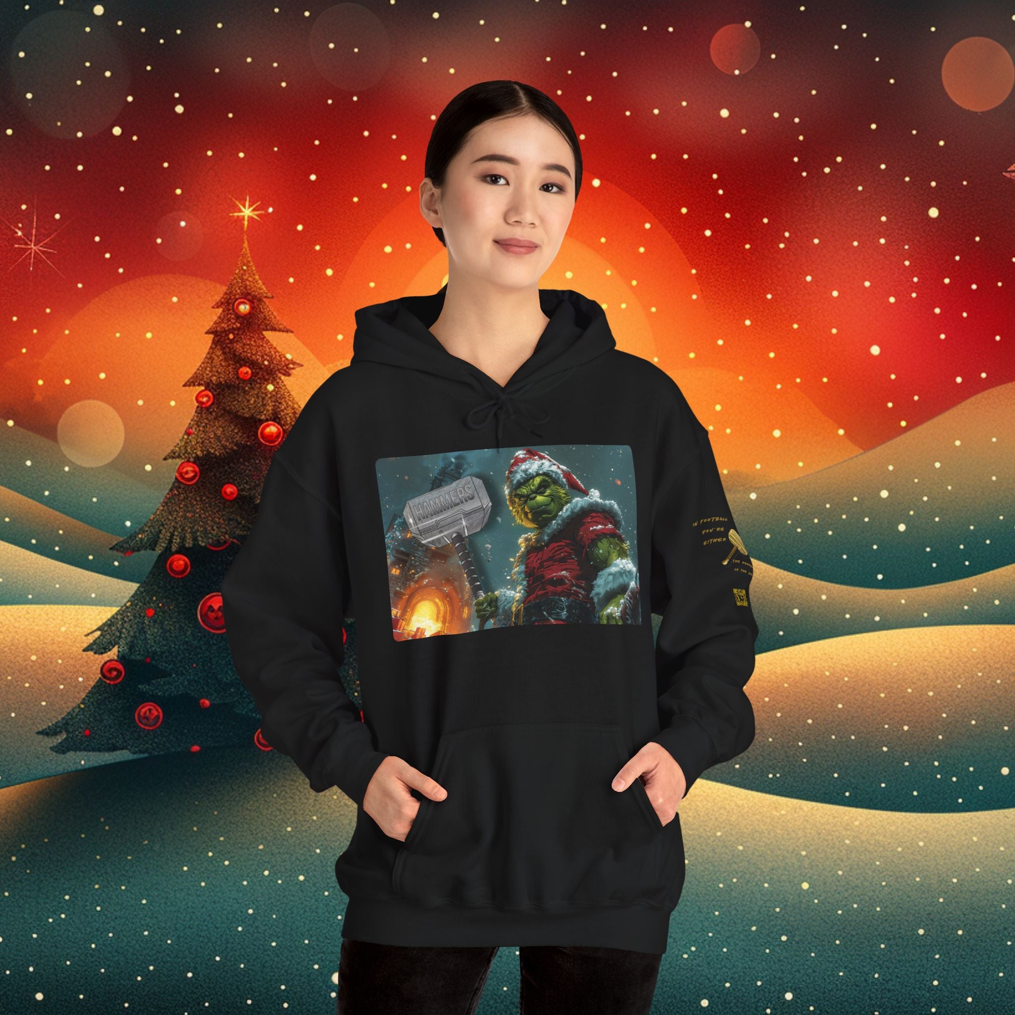 Hammers Grinch Hoodie #2