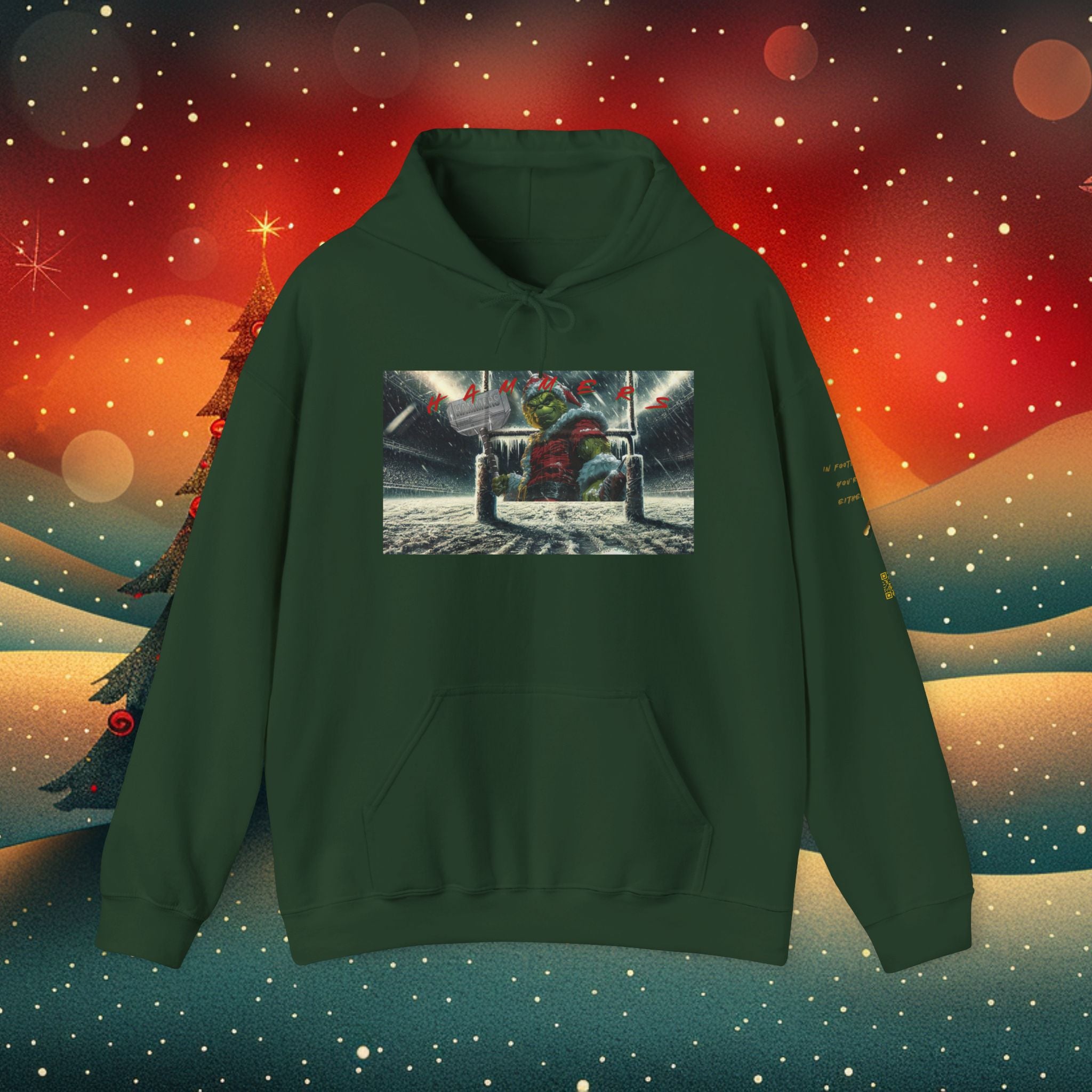 Hammers Grinch Hoodie #3