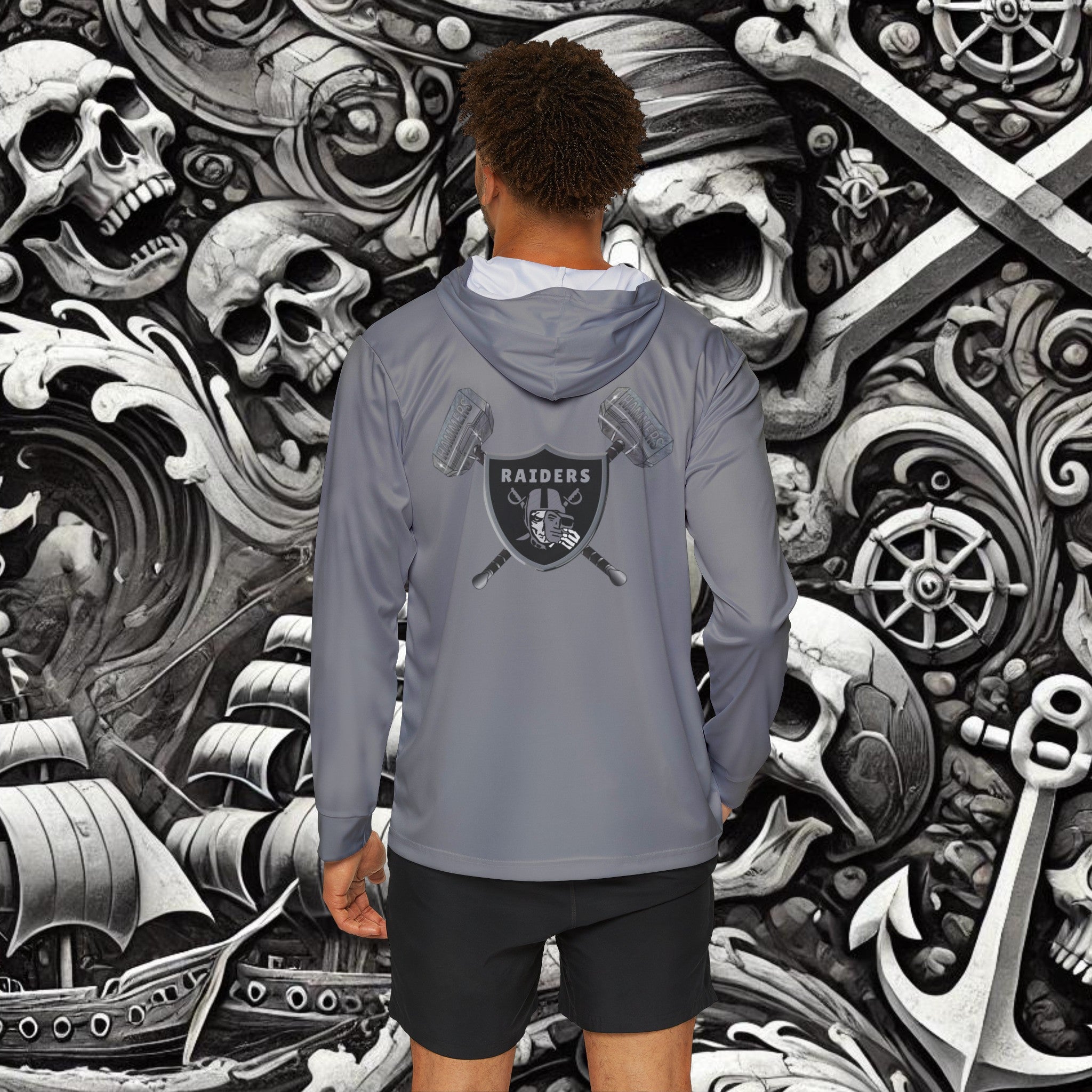 Hammers Mask Off  Sports Warmup Hoodie