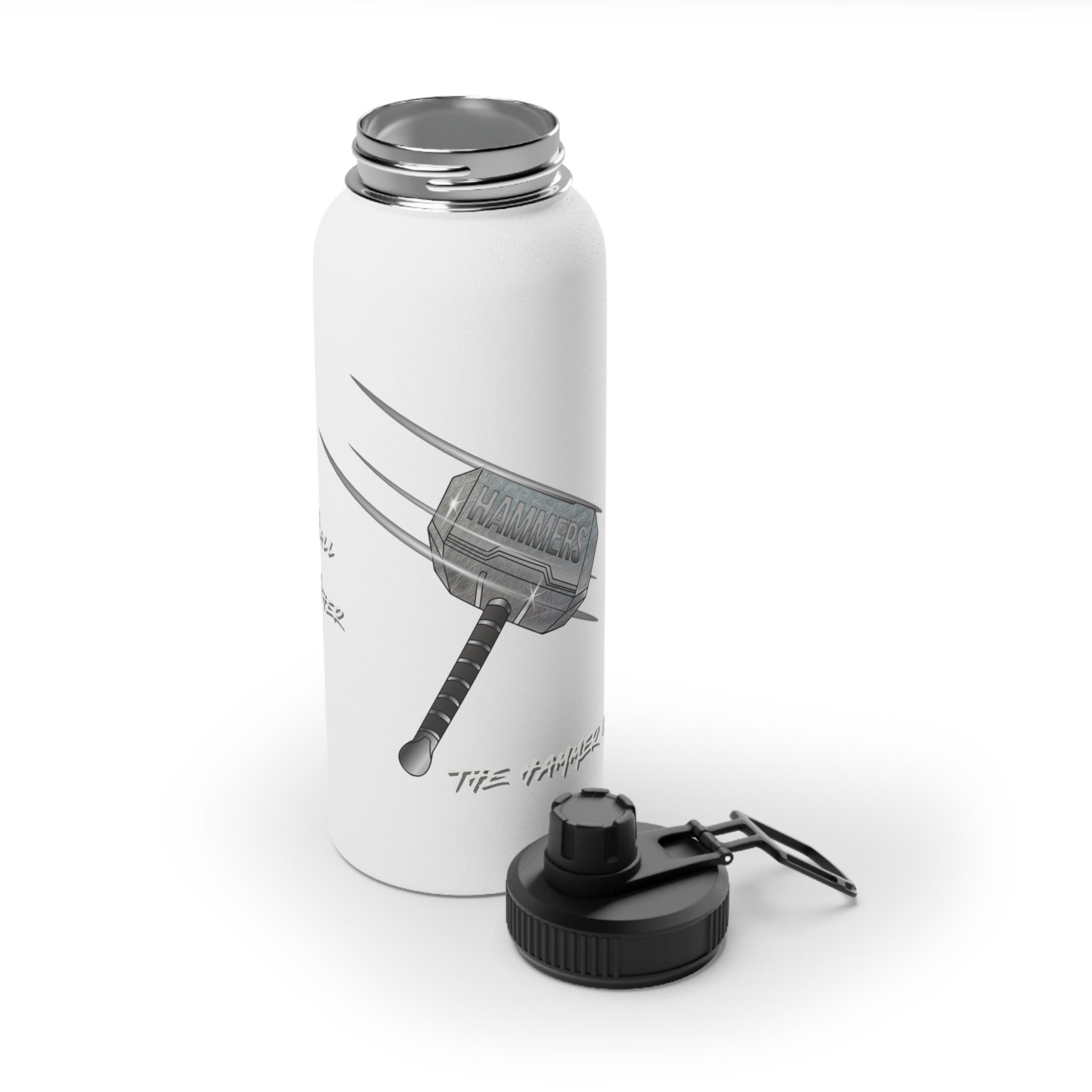 Hammers Stainless Steel Water Bottle, Sports Lid