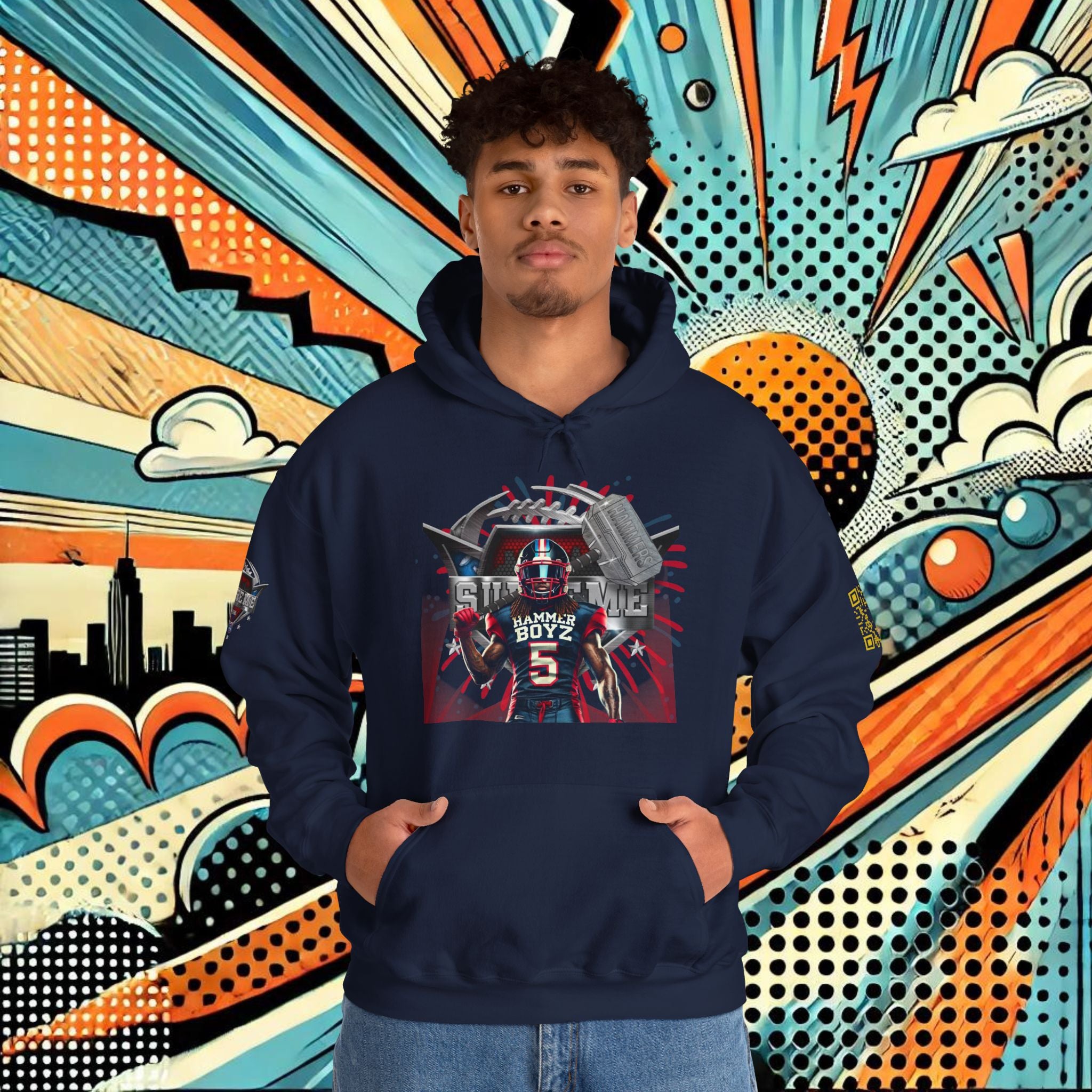 Hammer Boy Hoodie (Silver Hammer)