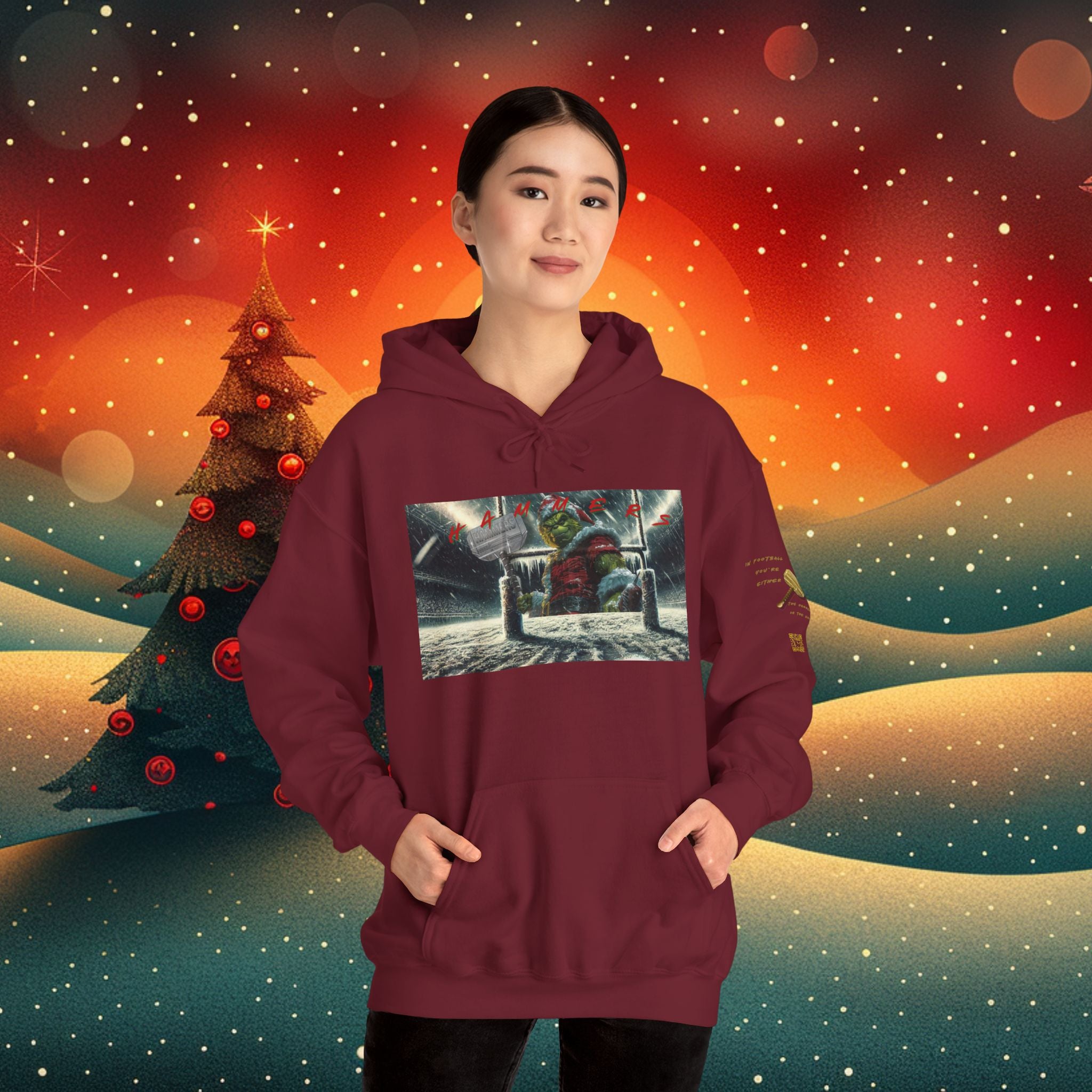 Hammers Grinch Hoodie #3