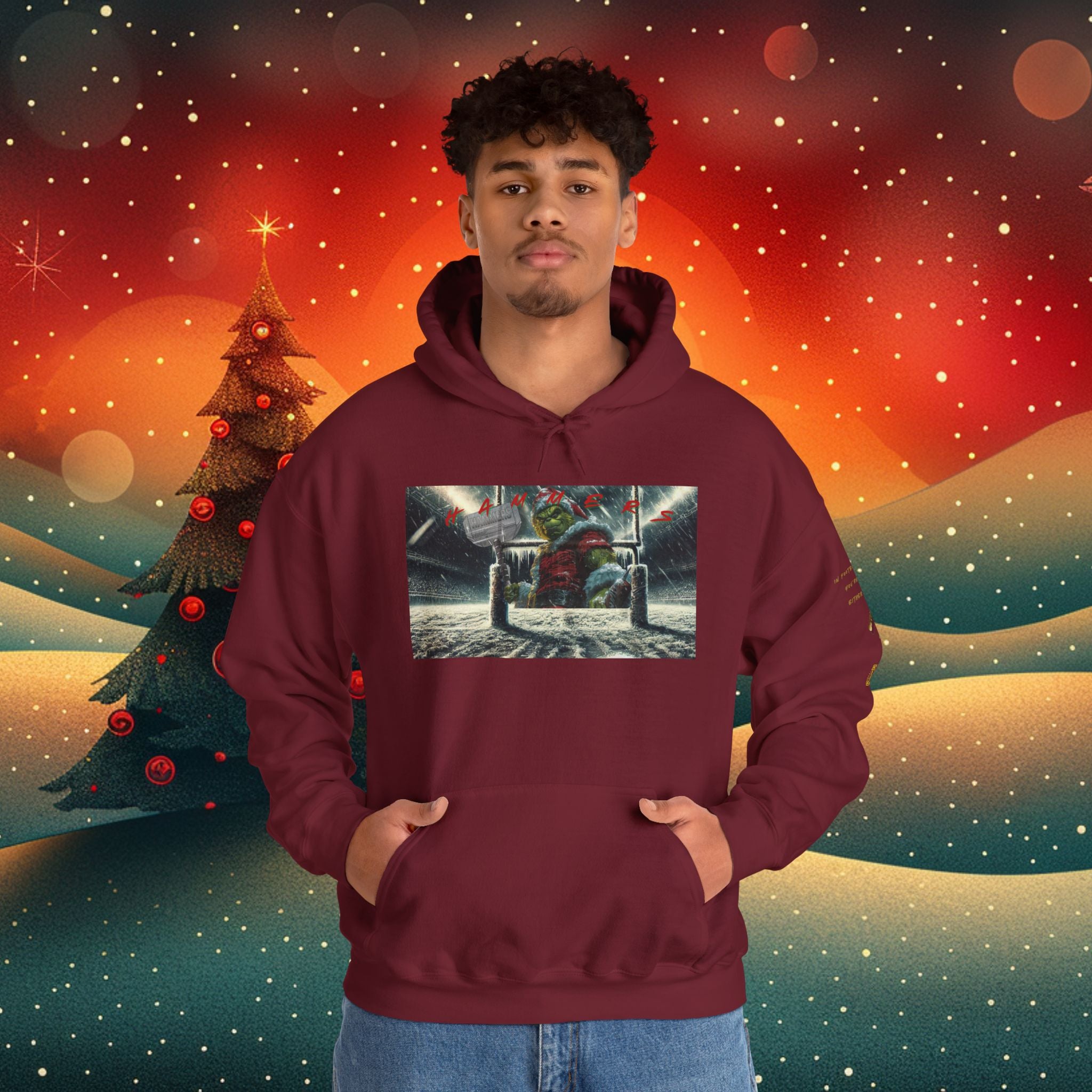 Hammers Grinch Hoodie #3