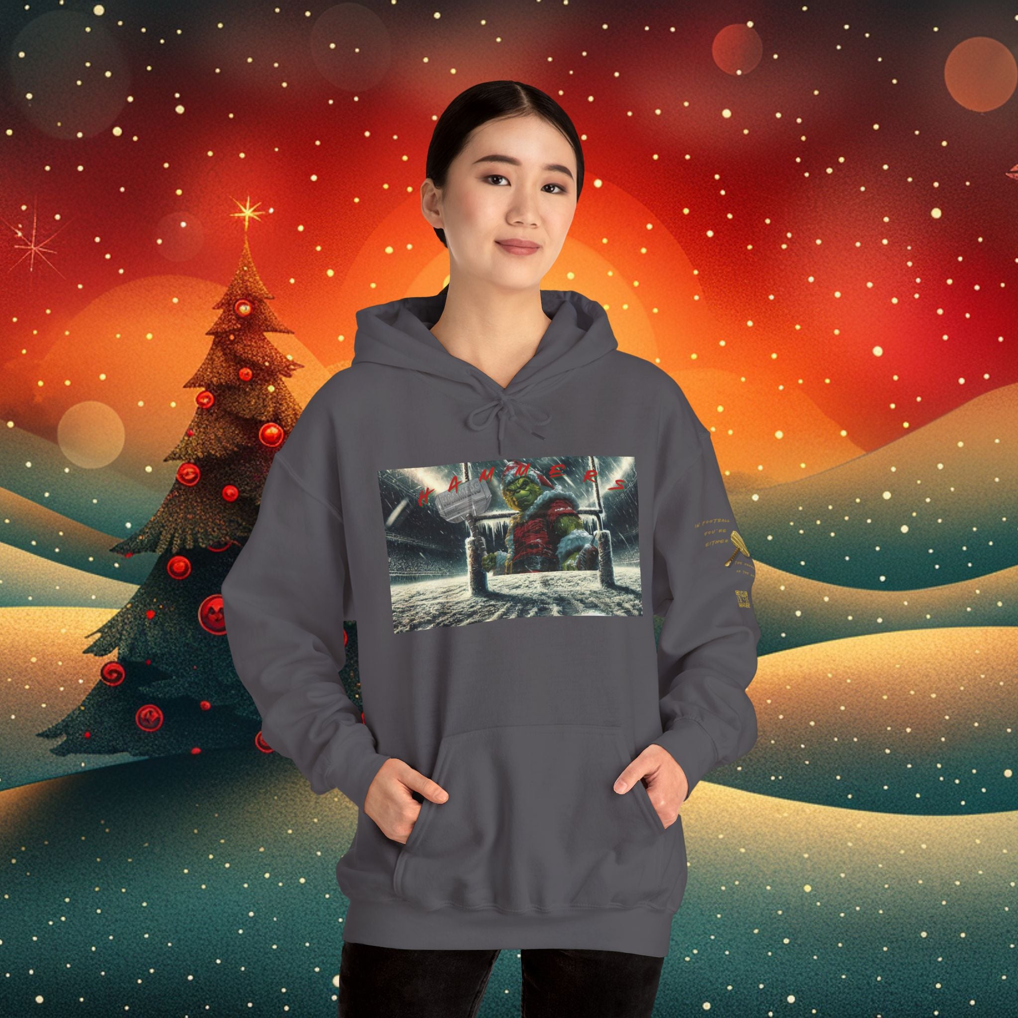 Hammers Grinch Hoodie #3