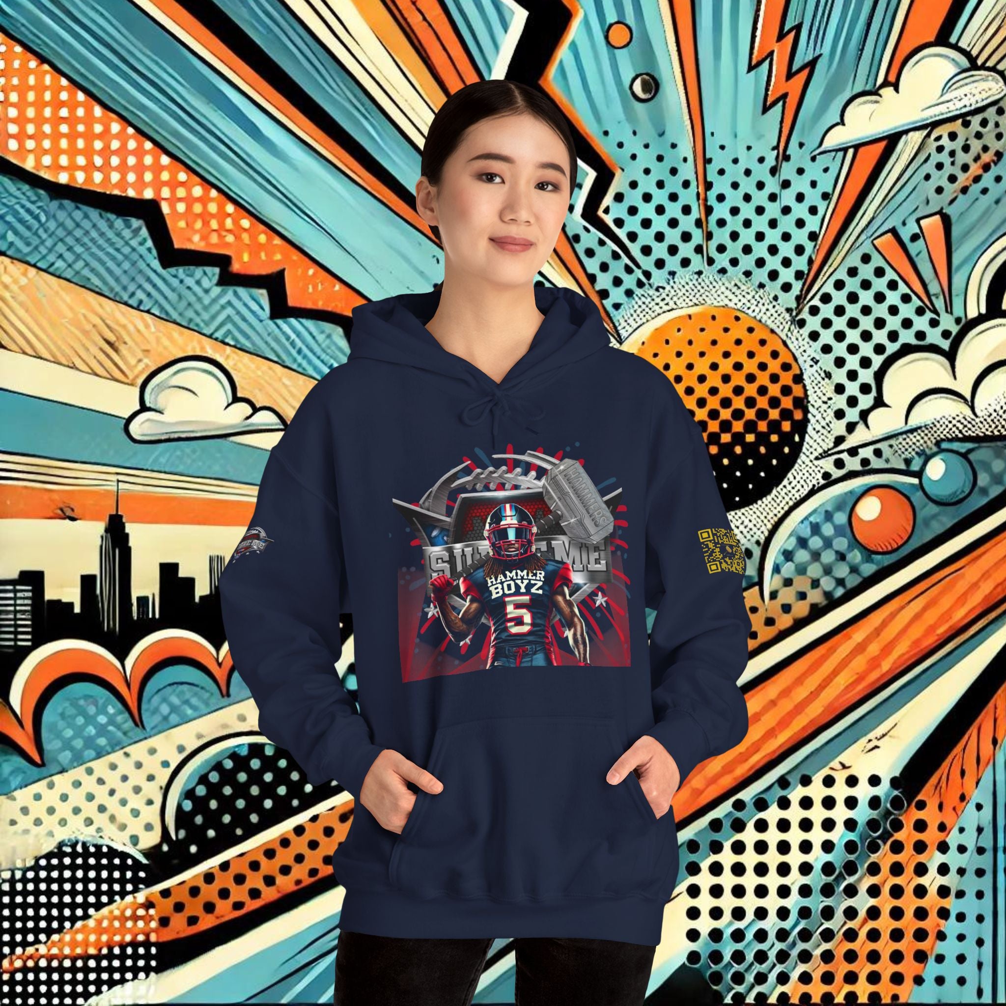 Hammer Boy Hoodie (Silver Hammer)