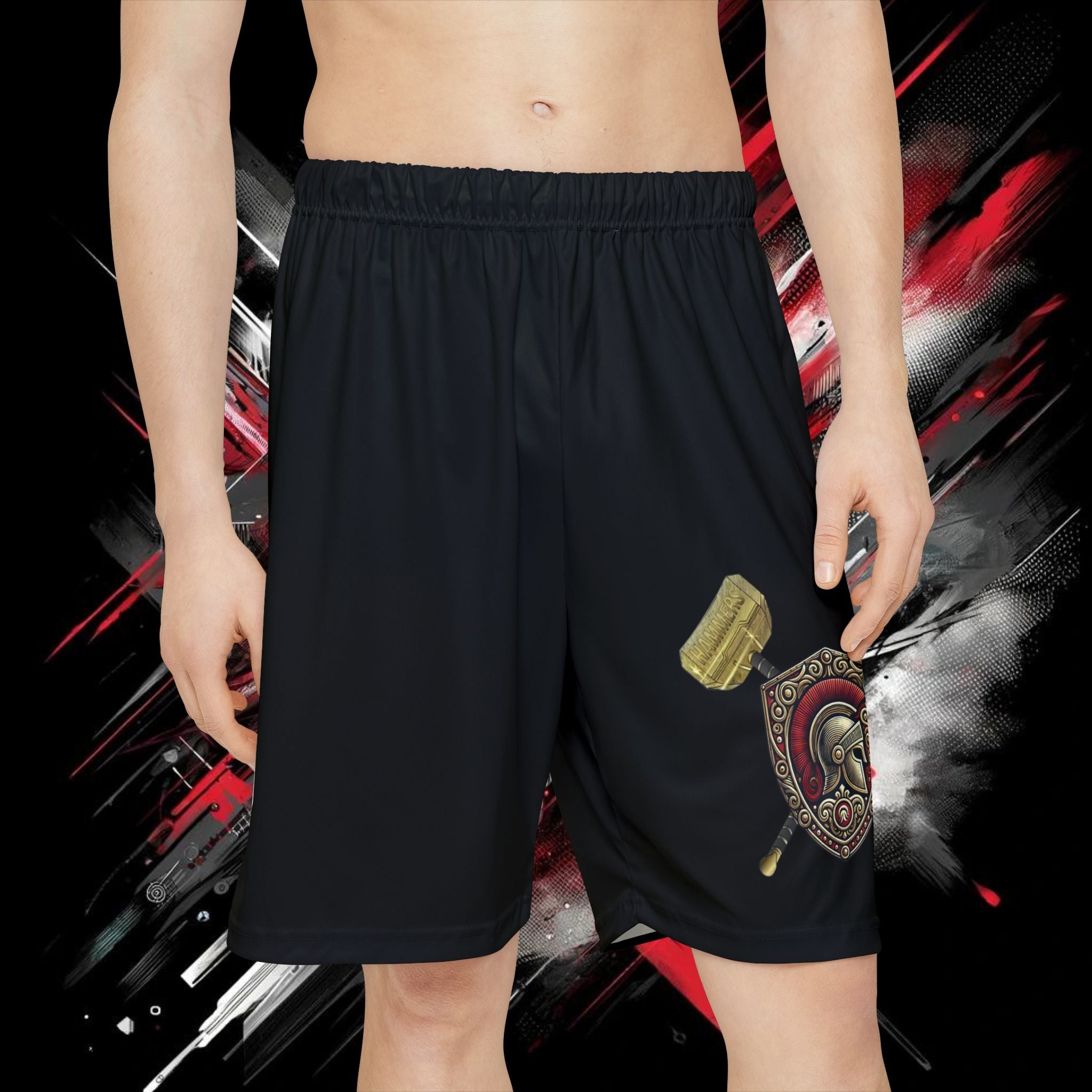 Hammers Trojan Crest Sports Shorts (black)