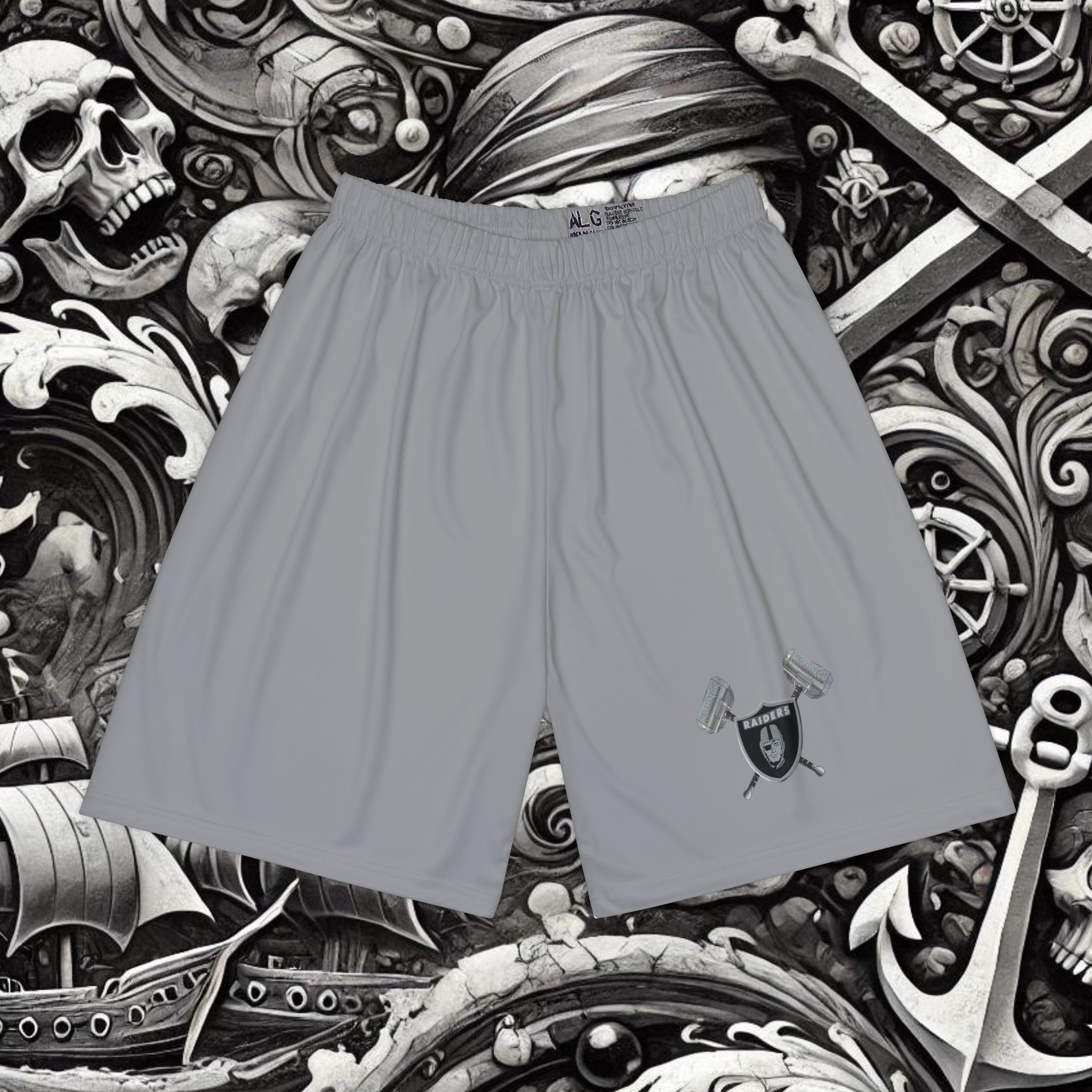 Grey H.A.M.M.E.R.S. Raiders Sports Shorts