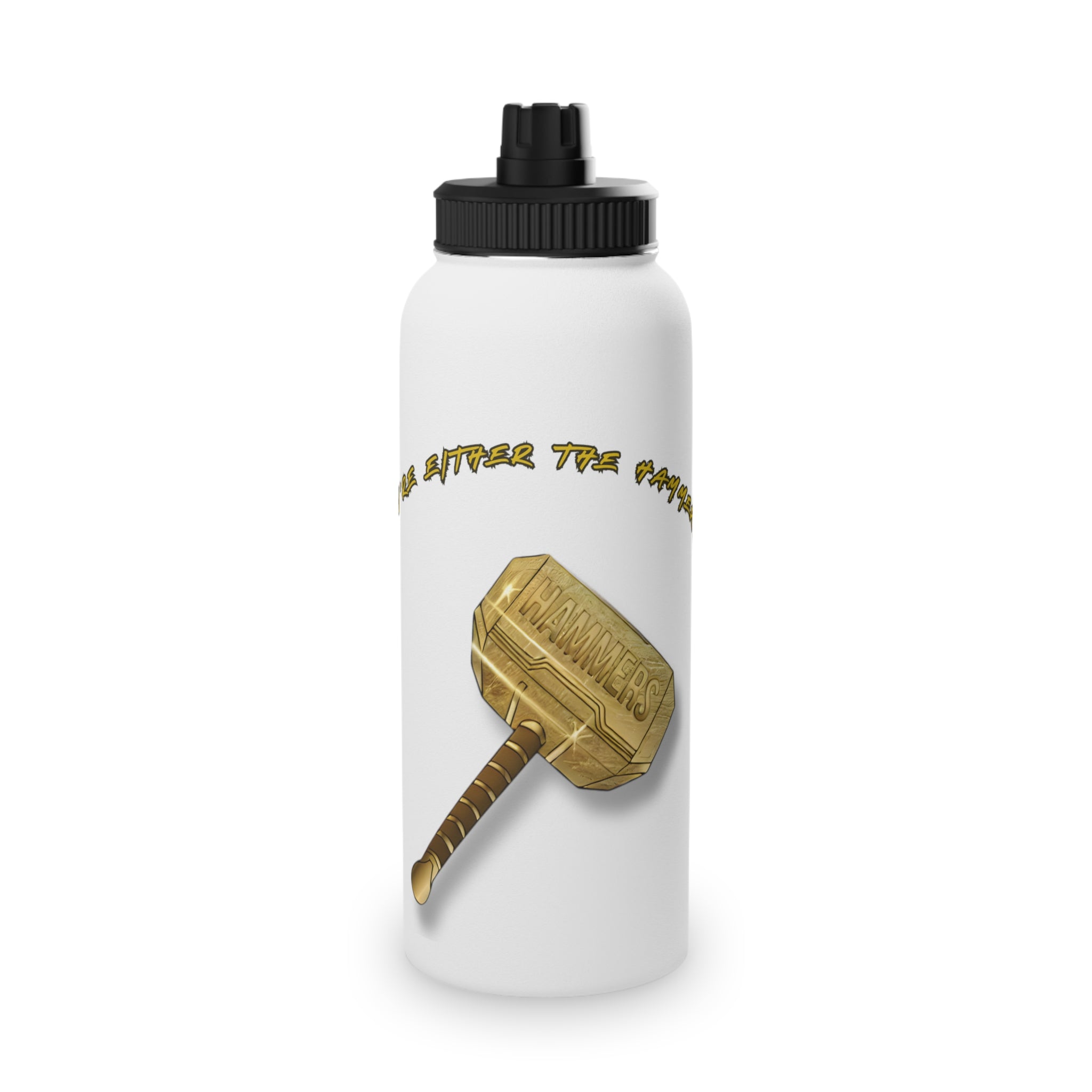 Hammers Stainless Steel Water Bottle, Sports Lid