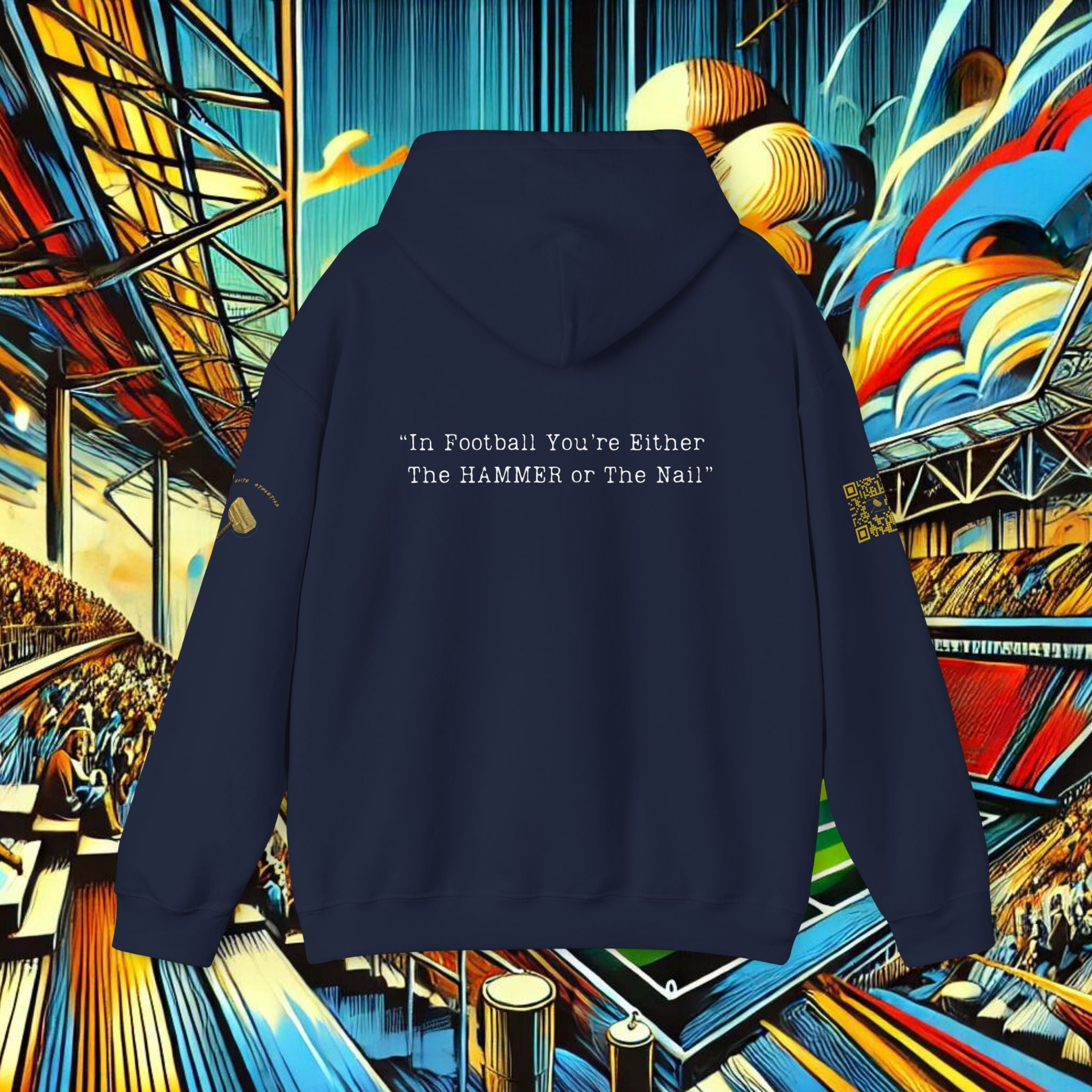 The Hammered Path: From Talent to Triumph Custom Collab Hoodie