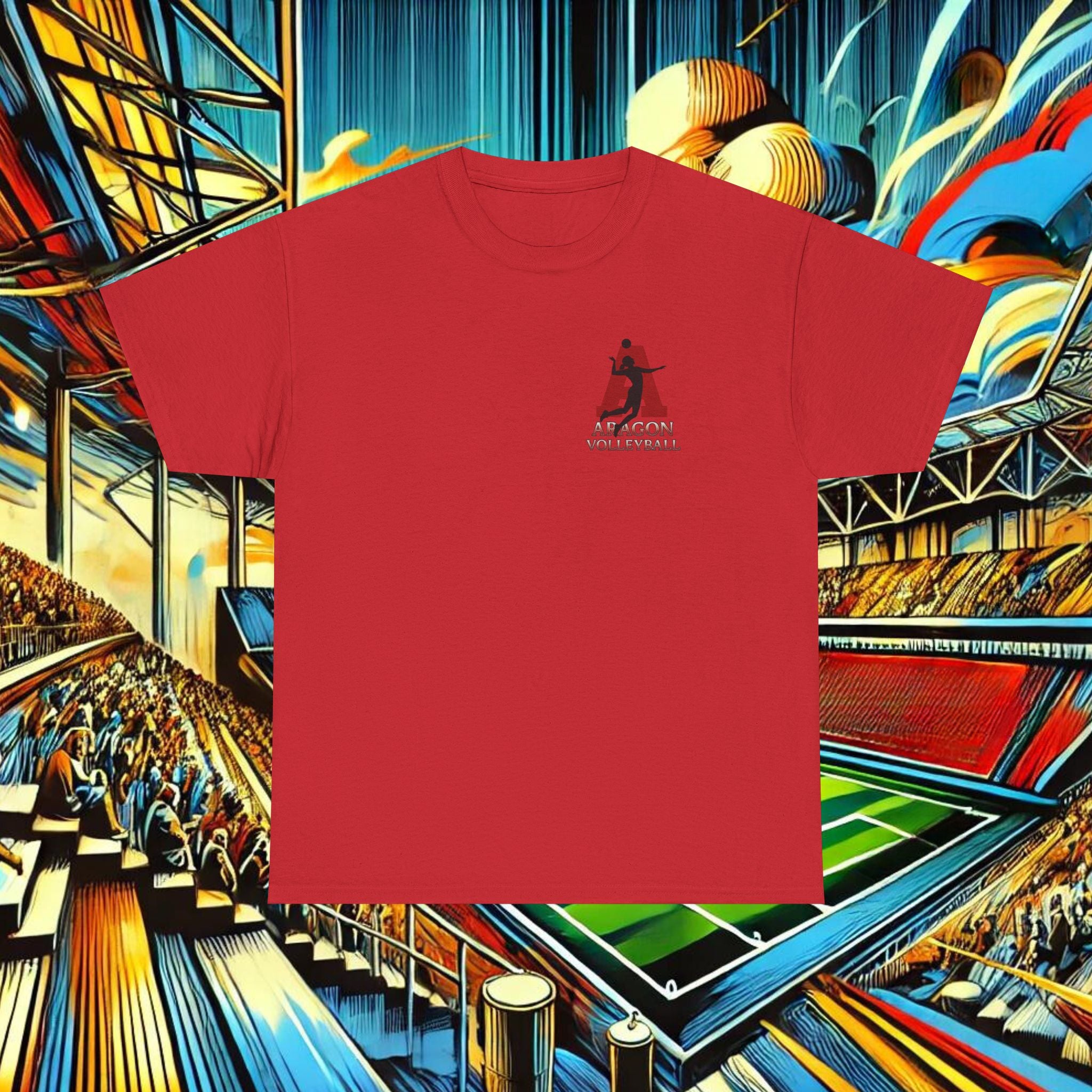 Aragon Dons Volleyball Powered by Hammers T-Shirt