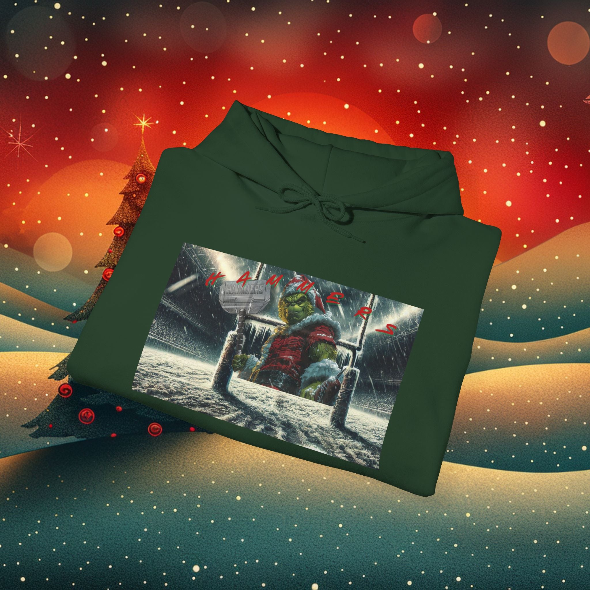 Hammers Grinch Hoodie #3