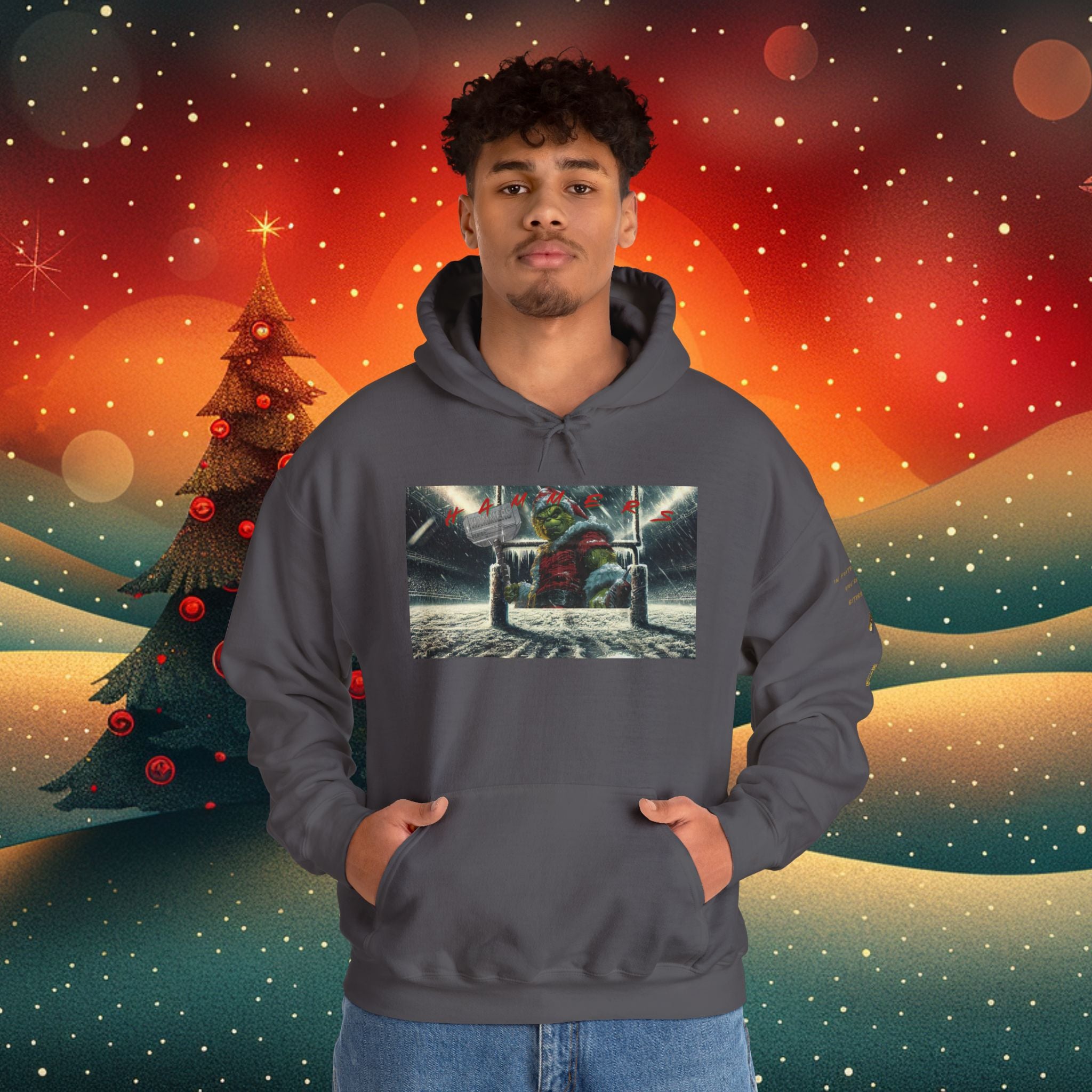 Hammers Grinch Hoodie #3