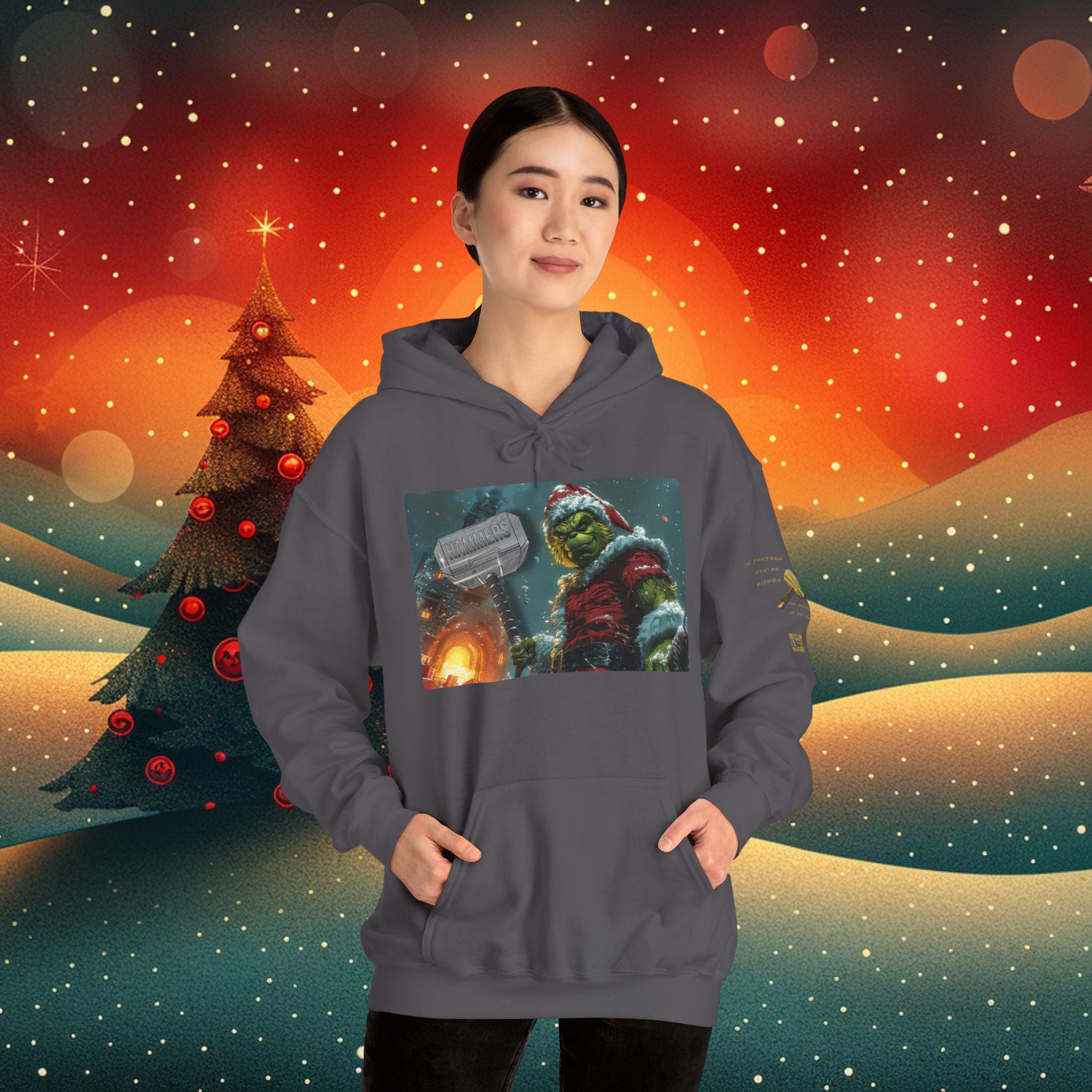 Hammers Grinch Hoodie #2