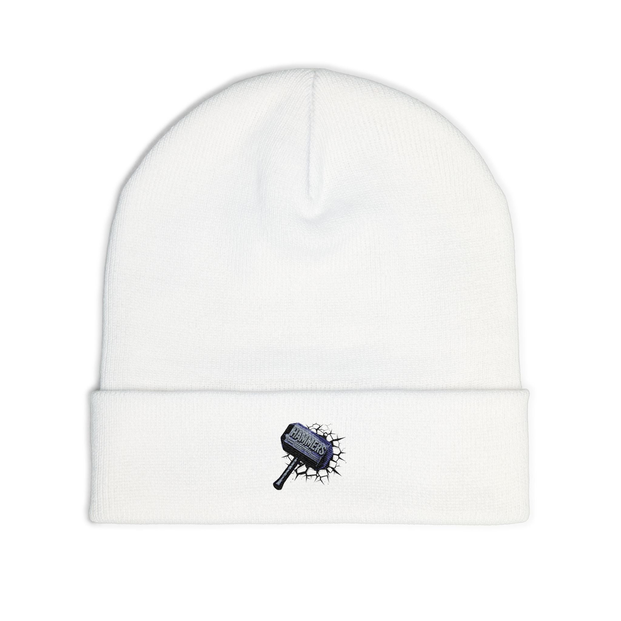 Embroidered Hammers Knit Beanie
