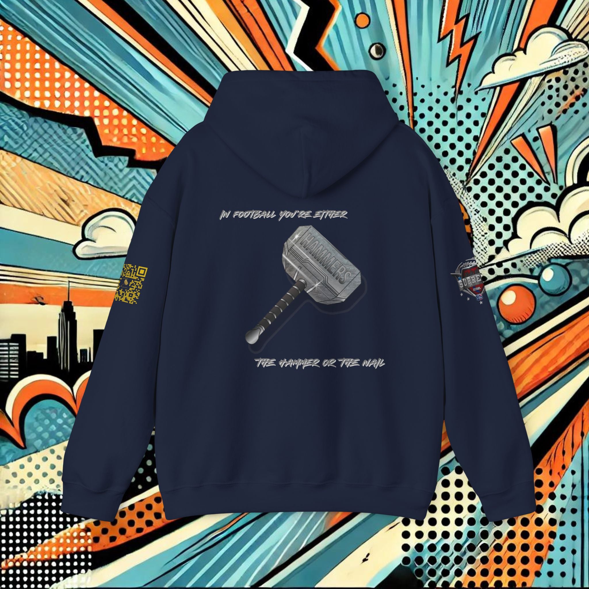 Hammer Boy Hoodie (Silver Hammer)