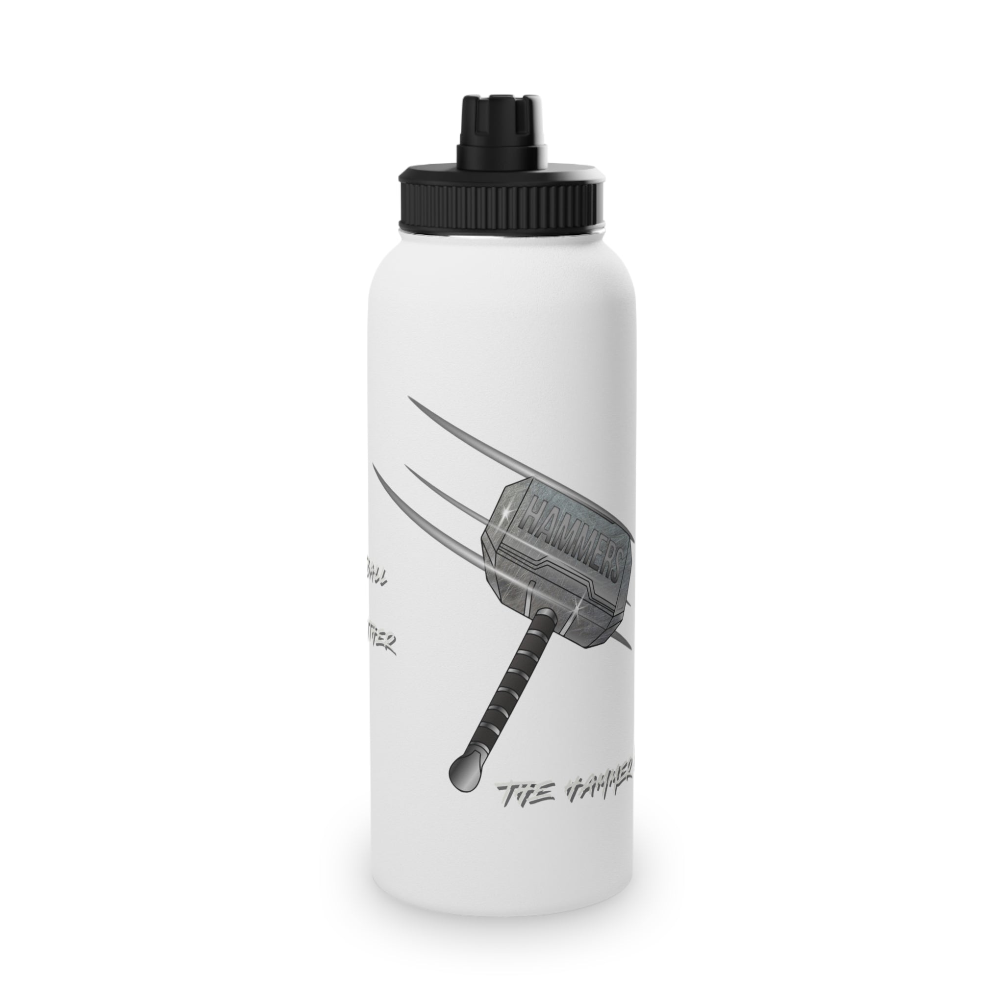 Hammers Stainless Steel Water Bottle, Sports Lid