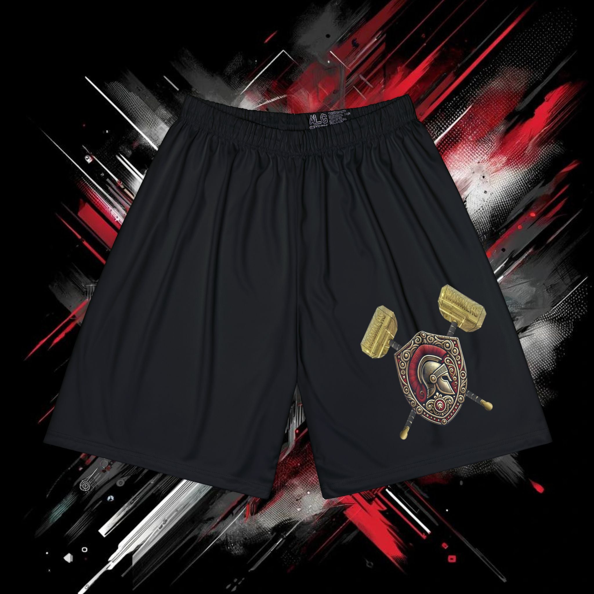 Hammers Trojan Crest Sports Shorts (black)