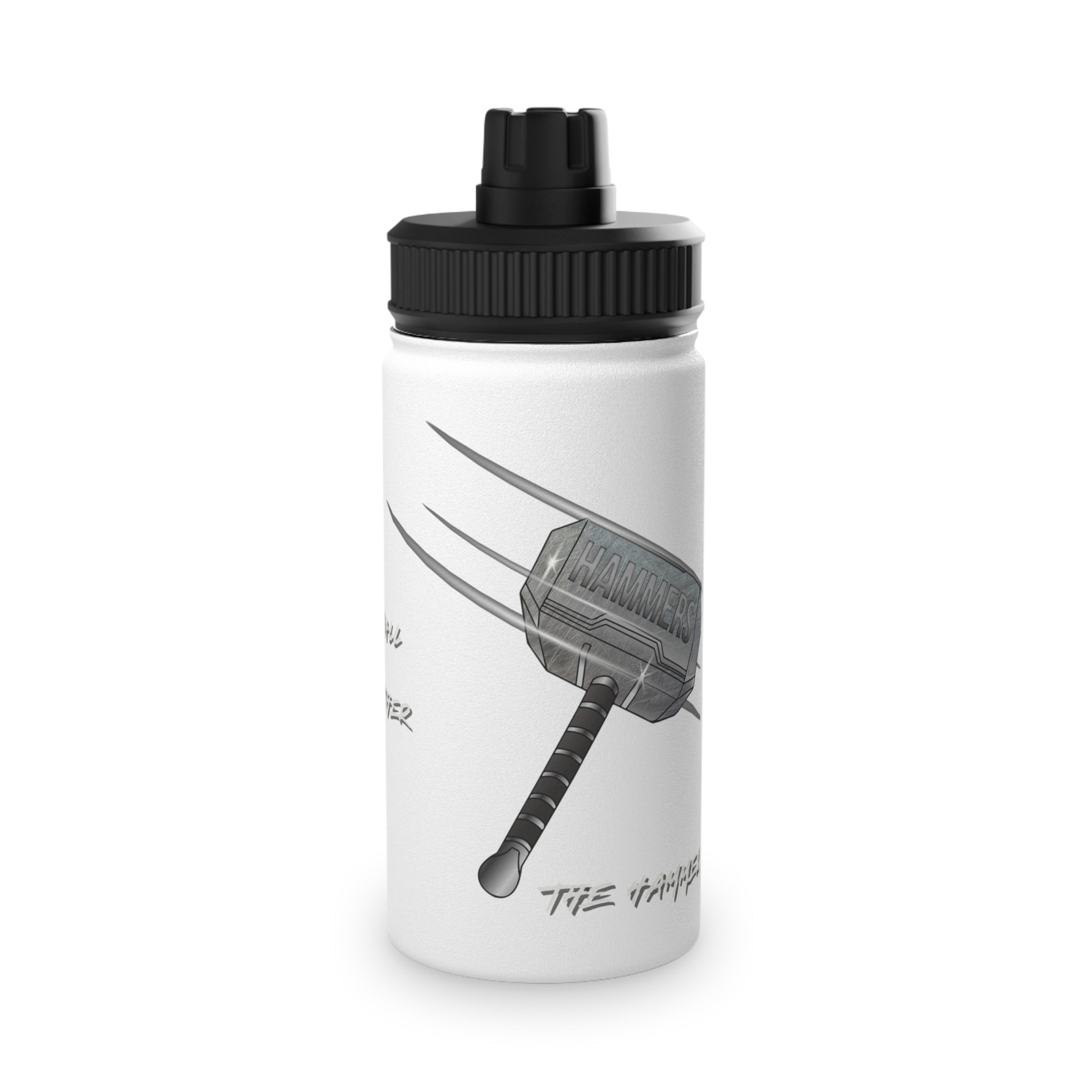 Hammers Stainless Steel Water Bottle, Sports Lid