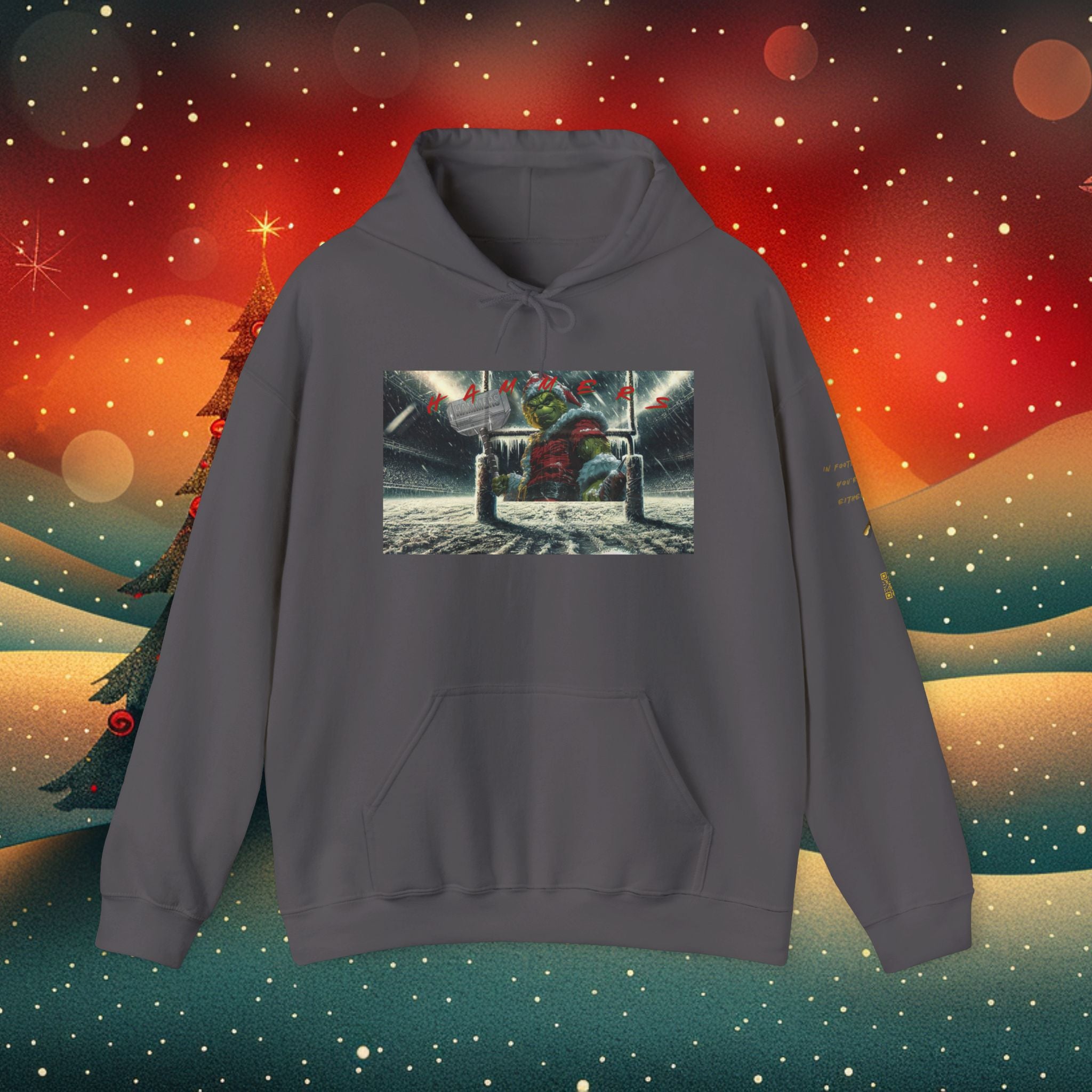 Hammers Grinch Hoodie #3