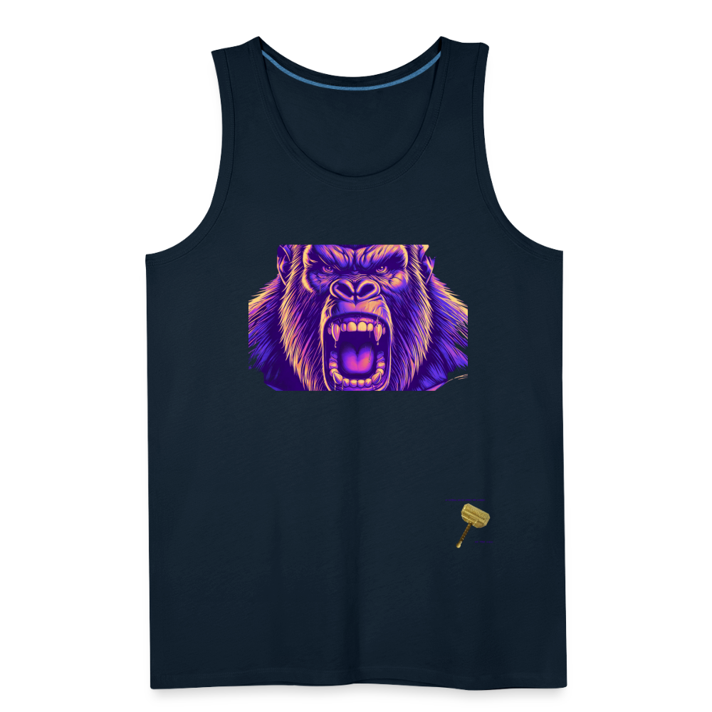 Men’s Premium Tank - deep navy